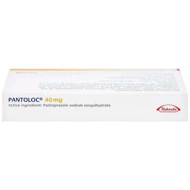 Thuốc Pantoloc 40mg điều trị viêm thực quản, trào ngược (1 vỉ x 7 viên)