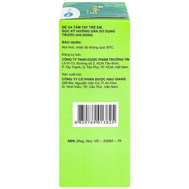 Siro ho Eugica DHG hỗ trợ điều trị ho, long đờm (100ml)