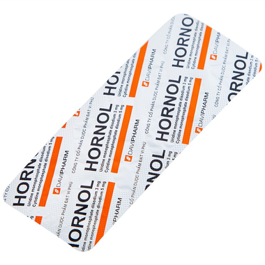 Thuốc Hornol trị đau dây thần kinh, thần kinh ngoại biên (3 vỉ x 10 viên)