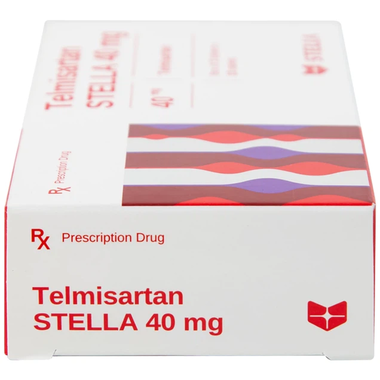 Thuốc Telmisartan Stella 40mg điều trị, phòng ngừa bệnh tim mạch (3 vỉ x 10 viên)