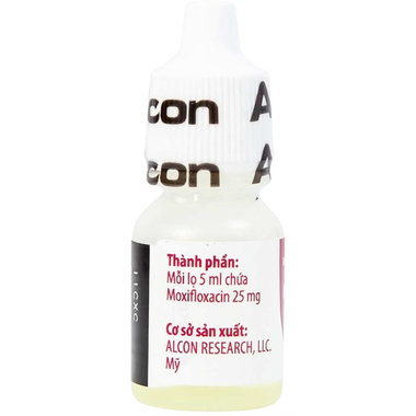 Dung dịch nhỏ mắt vô trùng Vigamox Alcon điều trị nhiễm khuẩn mắt (5ml)