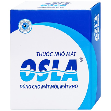 Thuốc nhỏ mắt Osla dùng cho mắt mỏi, mắt khô (15ml)