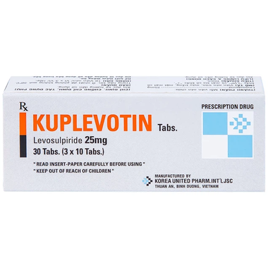 Thuốc Kuplevotin 25mg Korea United điều trị rối loạn chức năng tiêu hóa (30 viên)