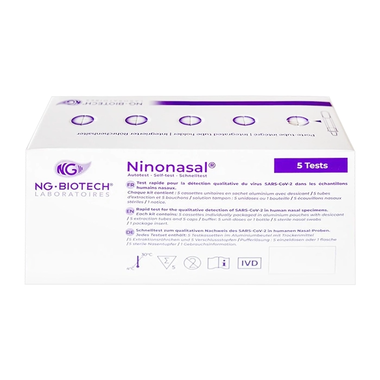 Bộ kit test nhanh Covid-19 Ninonasal 5 Autotest (5 bộ kit)