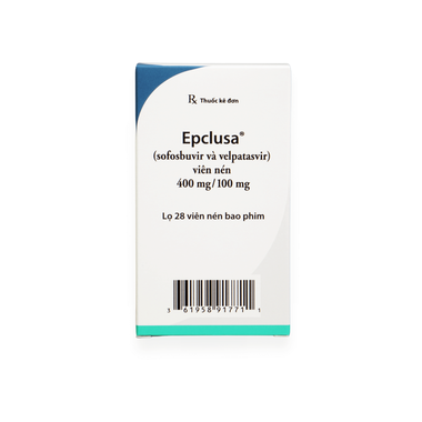 Thuốc Epclusa 400/100mg  điều trị viêm gan C (28 viên)