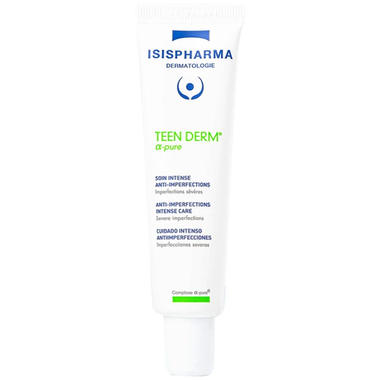 Kem Isis Teenderm Alpha Pure hỗ trợ giảm mụn trứng cá (30ml)