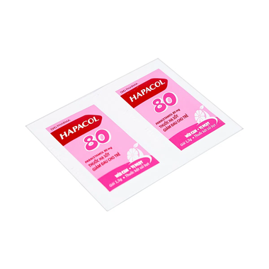Thuốc Hapacol 80mg hỗ trợ giảm đau và hạ sốt cho trẻ (24 gói x 1.5g)