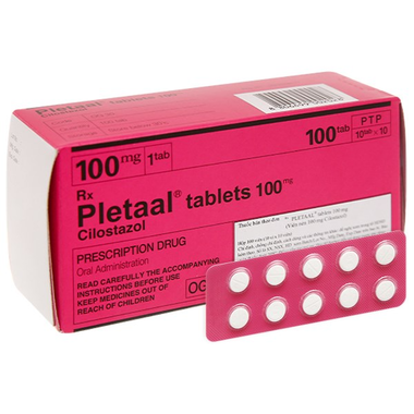 Thuốc Pletaal 100mg Otsuka điều trị thiếu máu cục bộ (10 vỉ x 10 viên)
