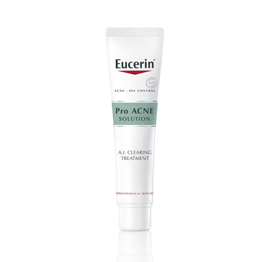 Bộ Sản Phẩm Eucerin Tinh Chất Giảm Mụn Pro Acne Aiclearing Treatment 40Ml Và Sữa Rửa Mặt Tạo Bọt Pro Acne Cleansing Foam 150G giúp giảm mụn và thu nhỏ lỗ chân lông.