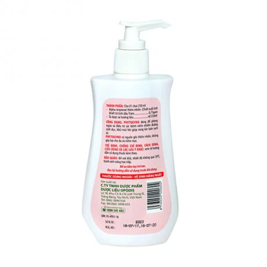 Dung dịch vệ sinh phụ nữ Phytogyno Opodis Pharma dịu nhẹ, kháng khuẩn (250ml)