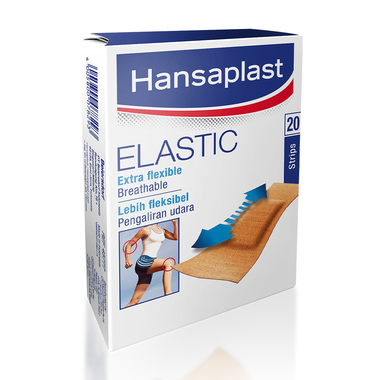Băng keo cá nhân Elastic Hansaplast bảo vê vết thương  (20 miếng)
