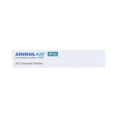 Thuốc Singulair 4mg MSD điều trị hen phế quản mạn (28 viên)