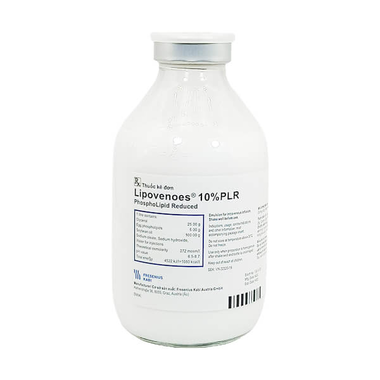 Dịch truyền Lipovenoes 10% PLR Fresenius Kabi cung cấp các axit béo thiết yếu (250ml)