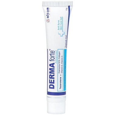 Gel Derma Forte hỗ trợ điều trị các loại mụn, ngừa thâm, mờ sẹo, dưỡng da (Tuýp 15g)