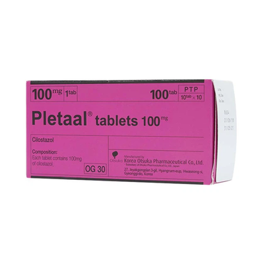 Thuốc Pletaal 100mg Otsuka điều trị thiếu máu cục bộ (10 vỉ x 10 viên)