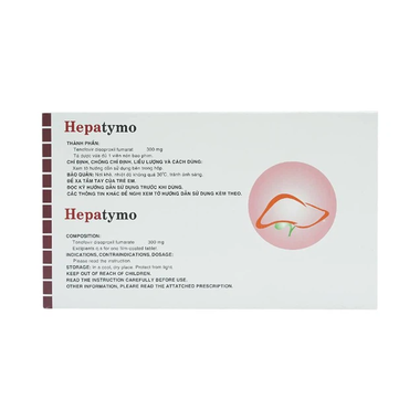 Thuốc Hepatymo 300mg Meyer-BPC điều trị viêm gan siêu vi B ở người lớn (3 vỉ x 10 viên)