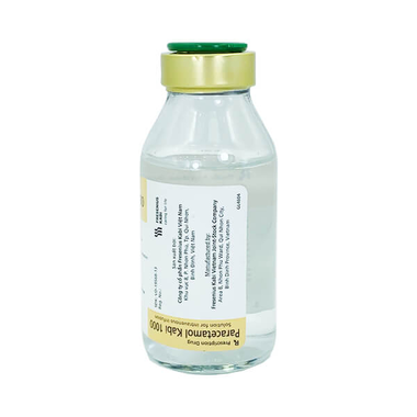 Thuốc Paracetamol Kabi 1000mg Fresenius Kabi giúp giảm đau, hạ sốt (48 chai x 100ml)