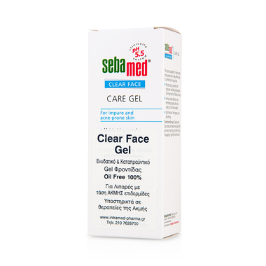 Gel Sebamed Clear Face Care dưỡng ẩm và giảm mụn (Chai 50Ml)