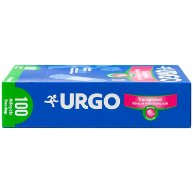 Băng cá nhân trong suốt Urgo Transparent giúp bảo vệ vết thương nhỏ (100 miếng)