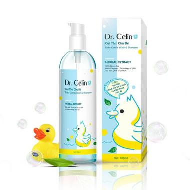 Gel Tắm Cho Bé Dr.Celine Baby Gentle Wash &amp; Shampoo (Chai 100ml)
