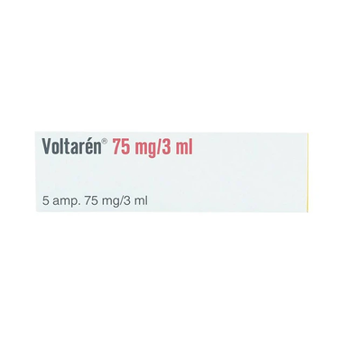 Thuốc tiêm Voltaren 75mg/3ml Novartis điều trị viêm thoái hóa khớp (vỉ 5 ống)
