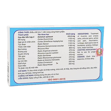 Thuốc trị viêm đau khớp Tisore Khu Phong Hóa Thấp Xuân Quang (2 vỉ x 10 viên)