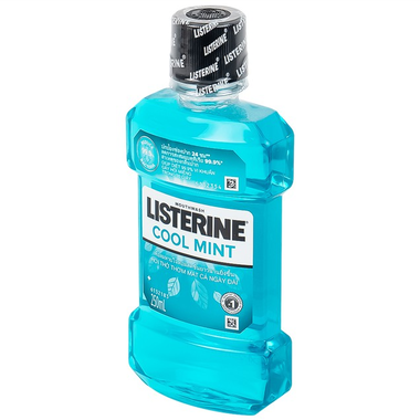 Nước súc miệng Listerine Cool Mint hỗ trợ viêm nướu, sâu răng, hôi miệng (250ml)