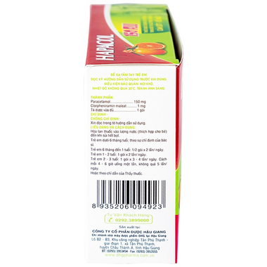 Thuốc Hapacol 150 Flu DHG điều trị triệu chứng cảm sốt, sổ mũi (24 gói)
