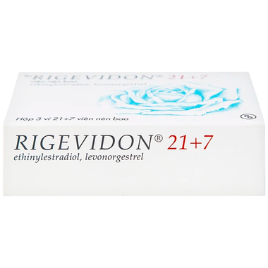 Thuốc tránh thai Rigevidon 21+7 Gedeon (3 vỉ x 28 viên)