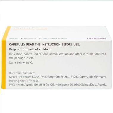 Thuốc Thyrozol 5mg Merck điều trị cường giáp (10 vỉ x 10 viên)
