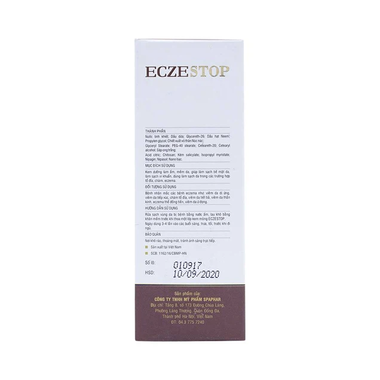 Kem Ecze Stop làm sạch da, hết ngứa, sạch eczema (35g)