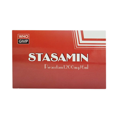 Thuốc Stasamin 1200mg/6ml Hataphar điều trị chứng chóng mặt (30 ống x 6ml)