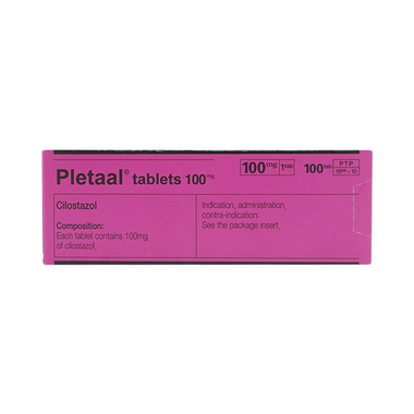 Thuốc Pletaal 100mg Otsuka điều trị thiếu máu cục bộ (10 vỉ x 10 viên)