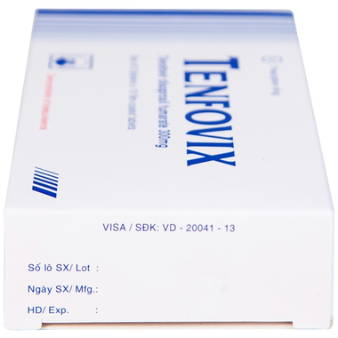 Thuốc Tenfovix 300mg Pymepharco điều trị nhiễm HIV, viêm gan siêu vi B (30 viên)
