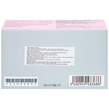 Thuốc Polygynax Innothera Chouzy điều trị viêm âm đạo, âm hộ (2 vỉ x 6 viên)