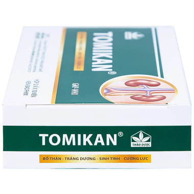 Thuốc Tomikan Nhất Nhất điều trị các chứng thận dương suy (2 vỉ x 10 viên)