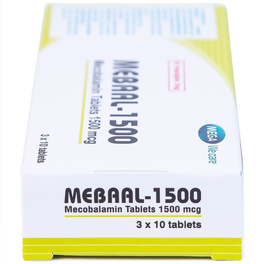 Thuốc Mebaal 1500mcg Windlas Biotech điều trị bệnh lý thần kinh ngoại biên (30 viên)