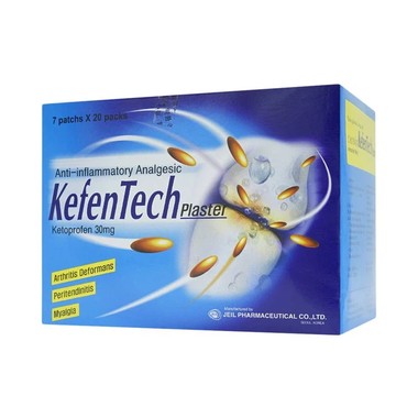 Miếng dán Kefentech Plaster Jeil chống viêm bao gân, đau cơ (20 gói)