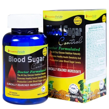 Thực phẩm bảo vệ sức khỏe Blood Sugar Control (60 Viên)