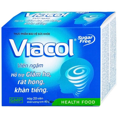 Thực phẩm bảo vệ sức khỏe viên ngậm Viacol® (20 viên)
