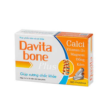Thực phẩm bảo vệ sức khỏe Davita Bone Plus (30 viên)