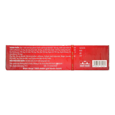 Thực phẩm bảo vệ sức khỏe Tố Nữ Nhất Nhất (10 viên)