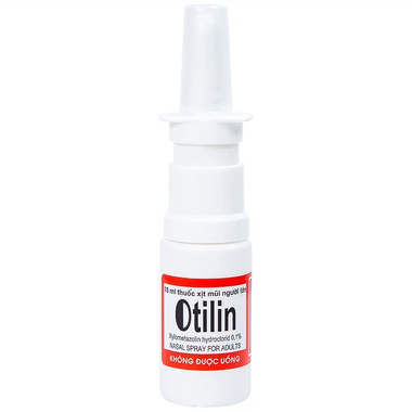 Thuốc xịt mũi Otilin 0.1% điều trị ngạt mũi, viêm xoang (15ml)