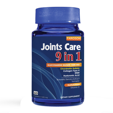 Thực phẩm bảo vệ sức khỏe Faroson Joints Care 9 in 1 (60 viên)