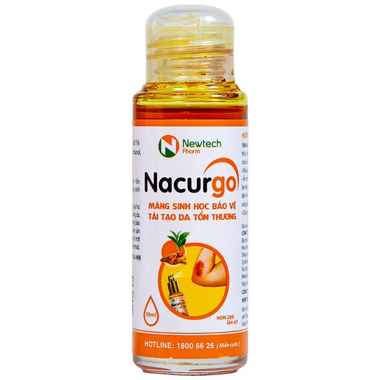 Dung dịch xịt tạo màng sinh học Nacurgo bảo vệ da tổn thương (30ml)