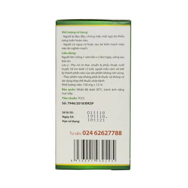 Thực phẩm bảo vệ sức khỏe Ginkgo 360 Natto-Q10 (100 viên)