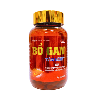 Thực phẩm bảo vệ sức khỏe Bổ Gan Tâm Bình (60 viên)