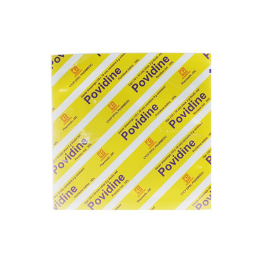 Miếng gạc tẩm thuốc Povidine Pharmedic sát trùng vết thương (10 miếng x 10cm x 3g)