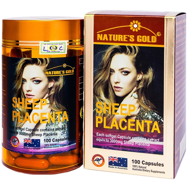Thực phẩm bảo vệ sức khỏe Sheep Placeta 3000mg (100 viên)