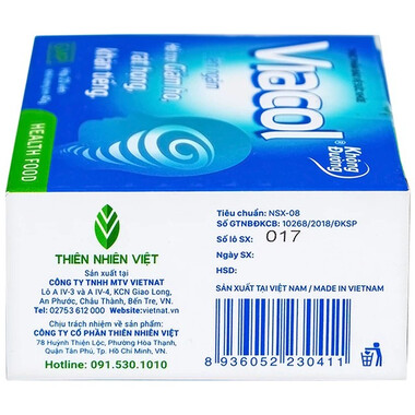 Thực phẩm bảo vệ sức khỏe viên ngậm Viacol® (20 viên)